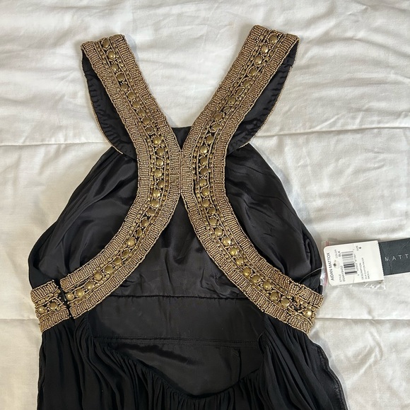 NWT Aidan Mattox 100% Silk Cocktail Dress - Picture 5 of 8